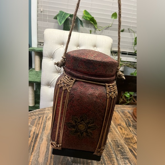 Bamboo Rice Container With Lid - Picture 7 of 13